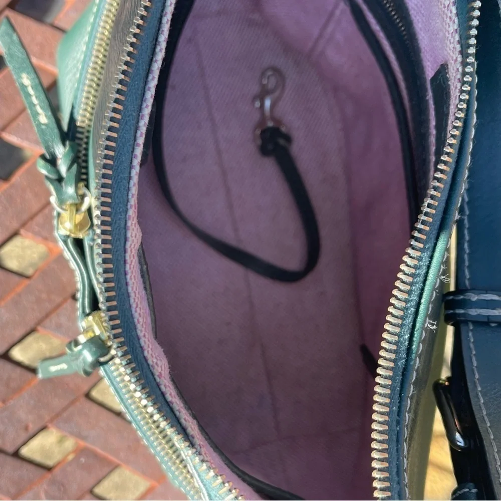 Vintage Dooney & Bourke Alyssa Saffiano Leather Shoulder Bag